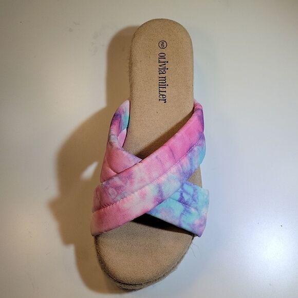 BRAND NEW OLIVIA MILLER RIVER WOMEN"S  PLASFORM  ESPADRILLE SANDAL - Picture 10 of 16